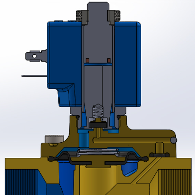 Как работает соленоидный клапан с пилотным управлением?