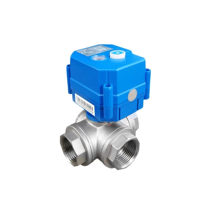 3-ходовой мини-моторизованный клапан gallery image 1