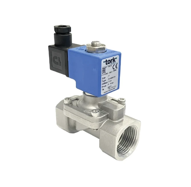 SS1000 Сервоуправляемый соленоидный клапан из нержавеющей gallery image 1