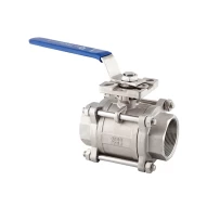 Серия TORK-KV 903K: шаровой кран из нержавеющей стали с резьбовым соединением, ручным рычагом, 2/2-х ходовой. gallery image 1