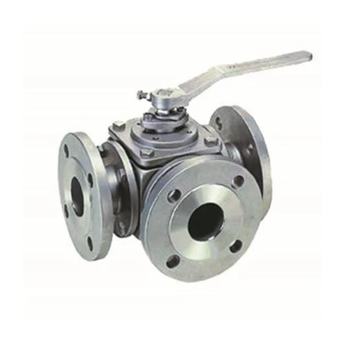 Серия TORK-KV 904F Нержавеющий фланцевый шаровой клапан 3/2 пути gallery image 1